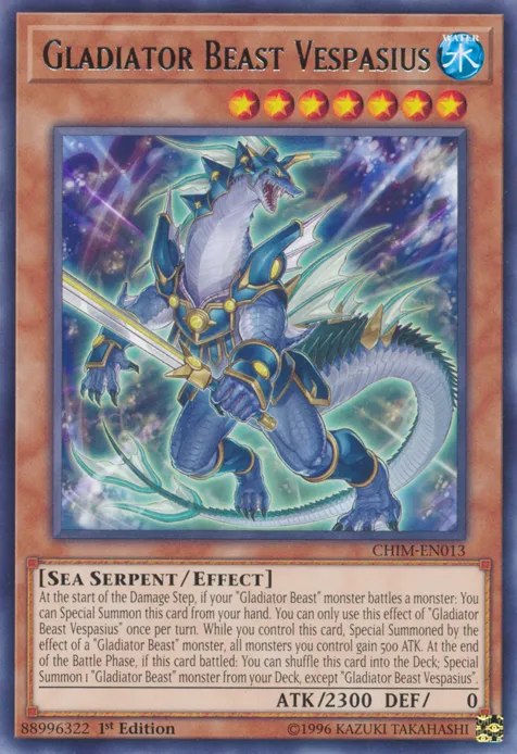 Gladiator Beast Vespasius — Chaos Impact — Yu-Gi-Oh!