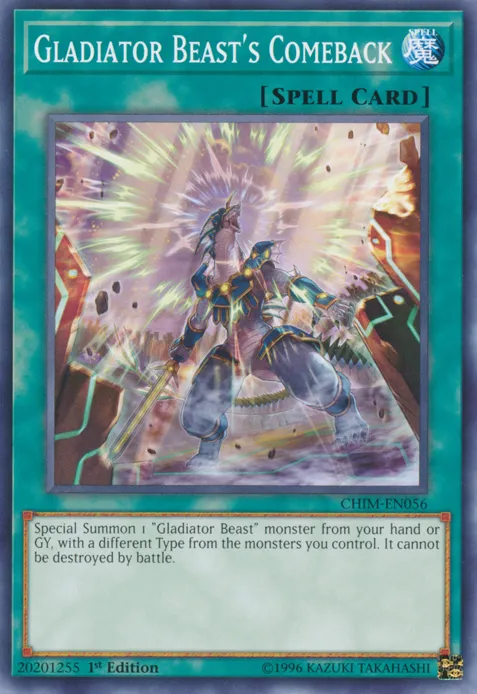 Gladiator Beast's Comeback — Chaos Impact — Yu-Gi-Oh!