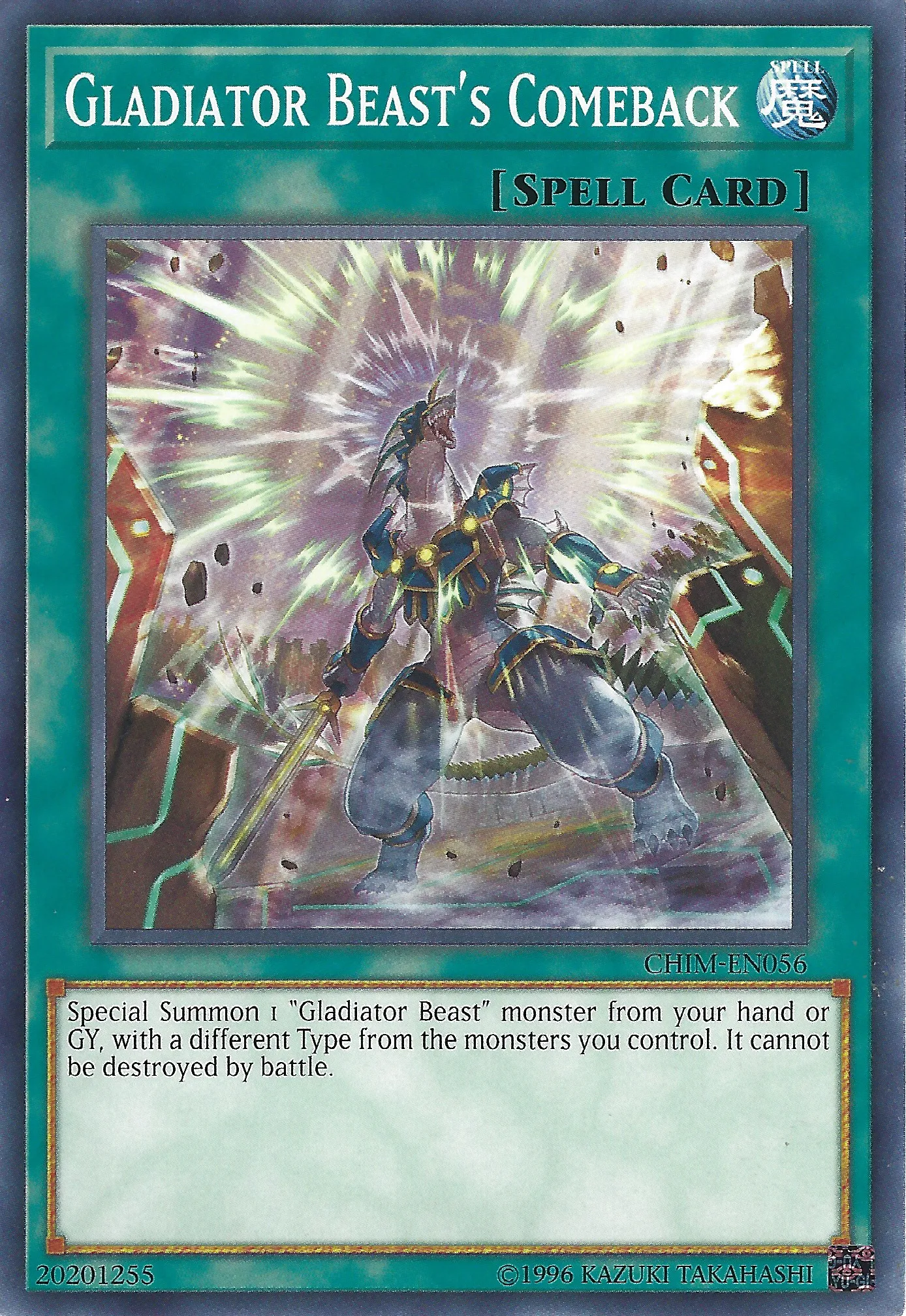 Gladiator Beast's Comeback — Chaos Impact - Unlimited — Yu-Gi-Oh!