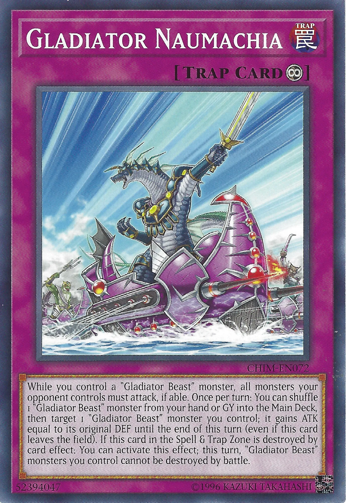 Gladiator Naumachia — Chaos Impact - Unlimited — Yu-Gi-Oh!