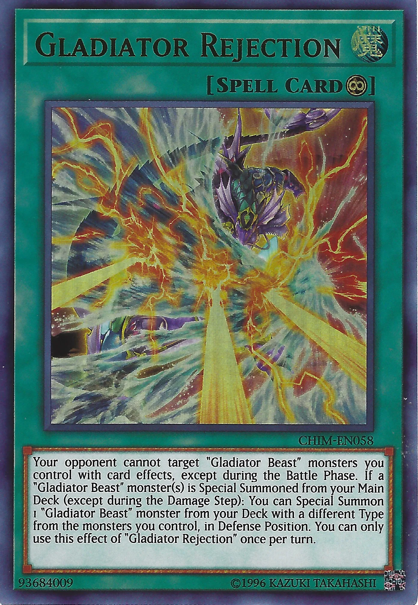 Gladiator Rejection — Chaos Impact - Unlimited — Yu-Gi-Oh!