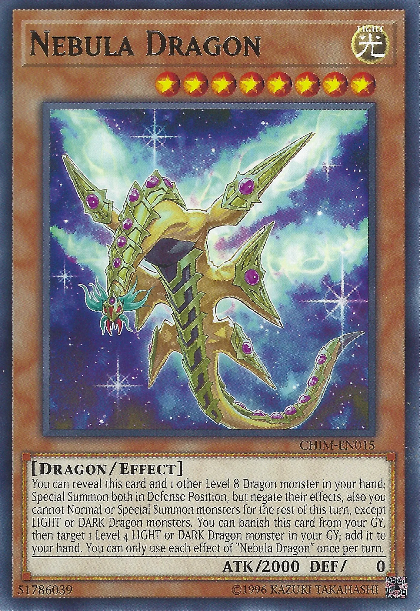 Dragon Nébuleuse — Chaos Impact - Unlimited — Yu-Gi-Oh!