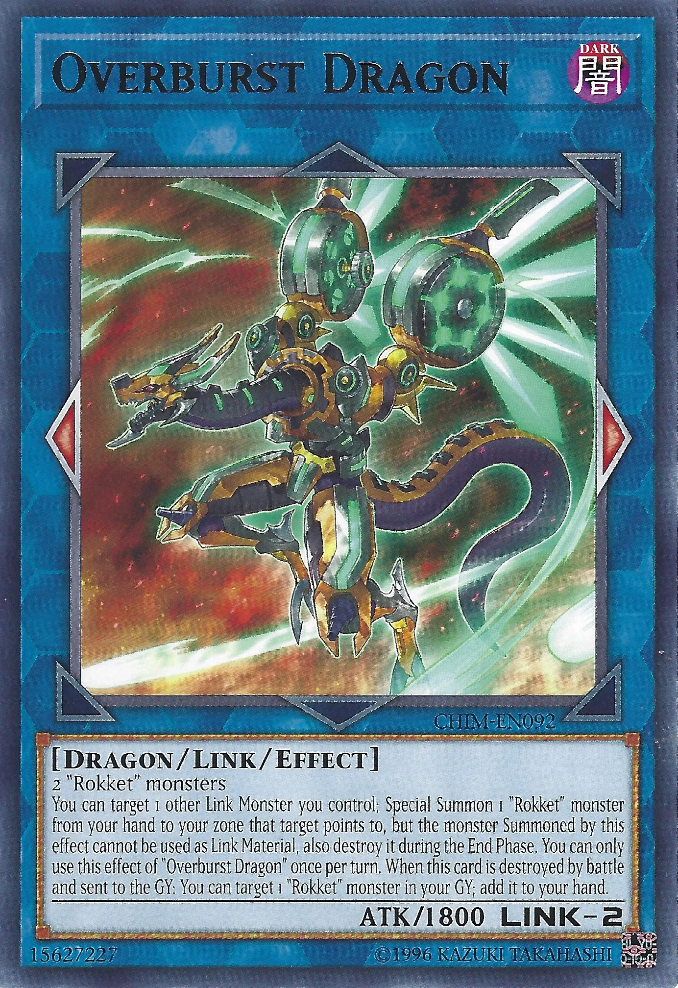 Overburst Dragon — Chaos Impact - Unlimited — Yu-Gi-Oh!