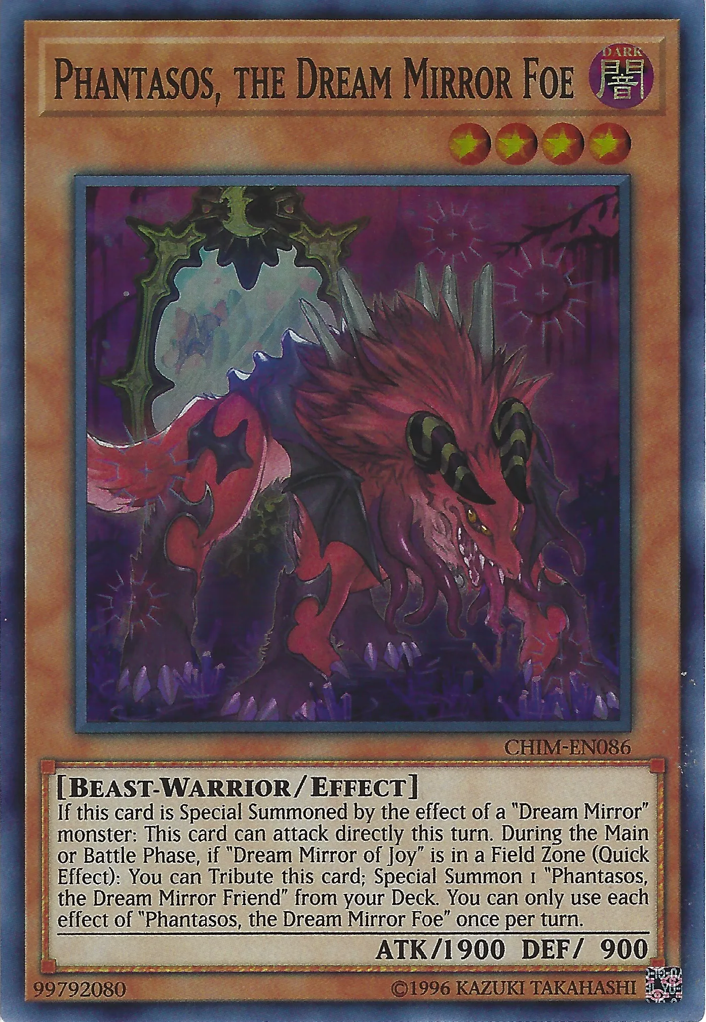 Phantasos, the Dream Mirror Foe — Chaos Impact - Unlimited — Yu-Gi-Oh!