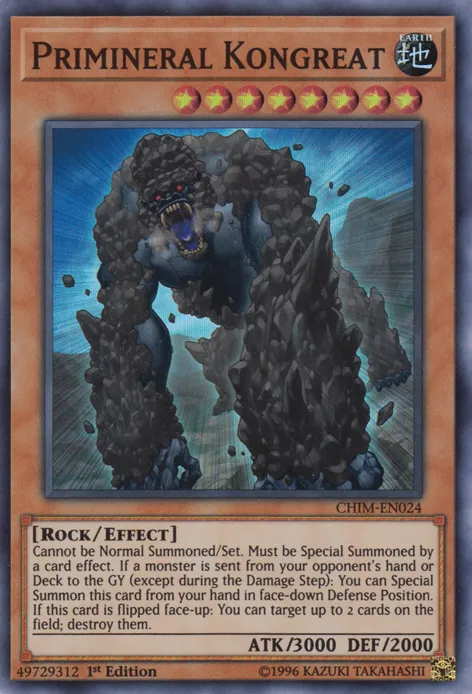 Primineral Kongreat — Chaos Impact — Yu-Gi-Oh!
