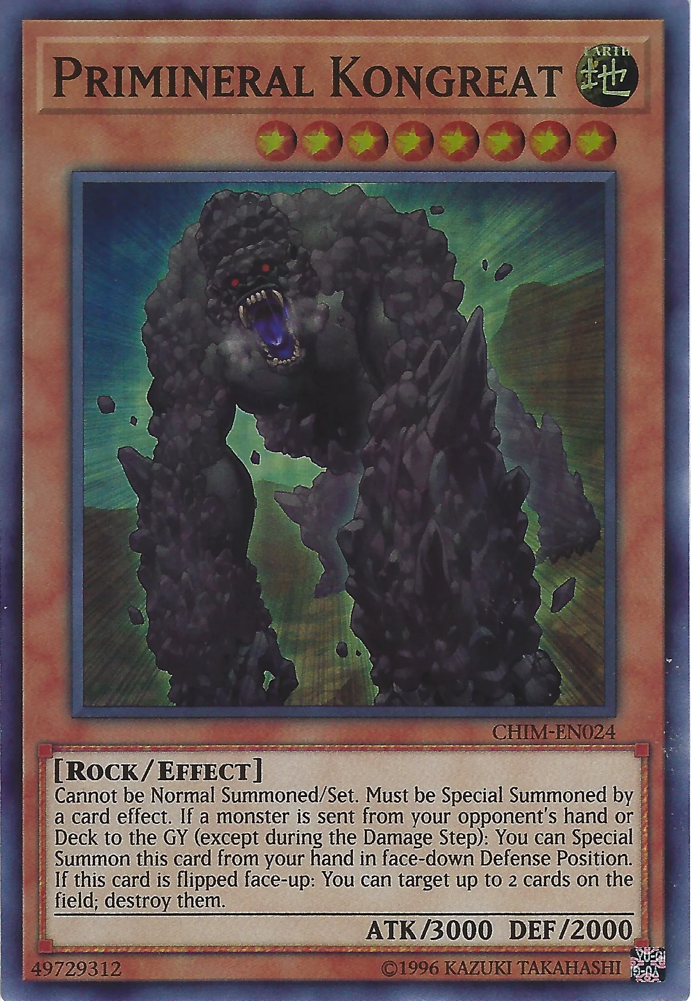 Kongrand Priminéral — Chaos Impact - Unlimited — Yu-Gi-Oh!