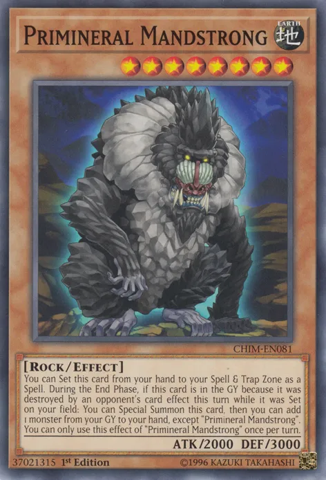 Primineral Mandstrong — Chaos Impact — Yu-Gi-Oh!