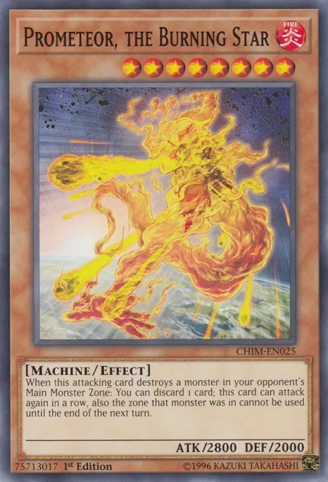 Prometeor, the Burning Star — Chaos Impact — Yu-Gi-Oh!