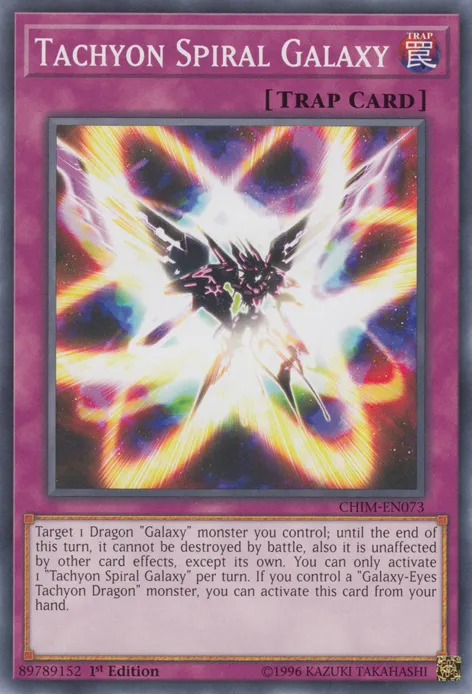 Tachyon Spiral Galaxy — Chaos Impact — Yu-Gi-Oh!