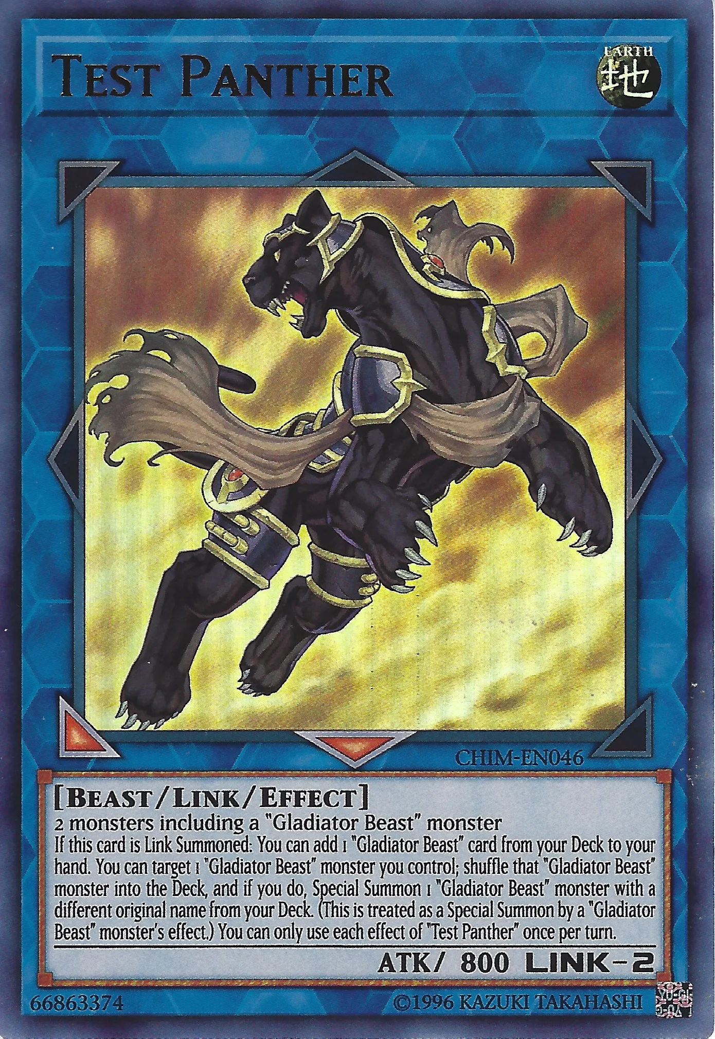 Test Panther — Chaos Impact - Unlimited — Yu-Gi-Oh!