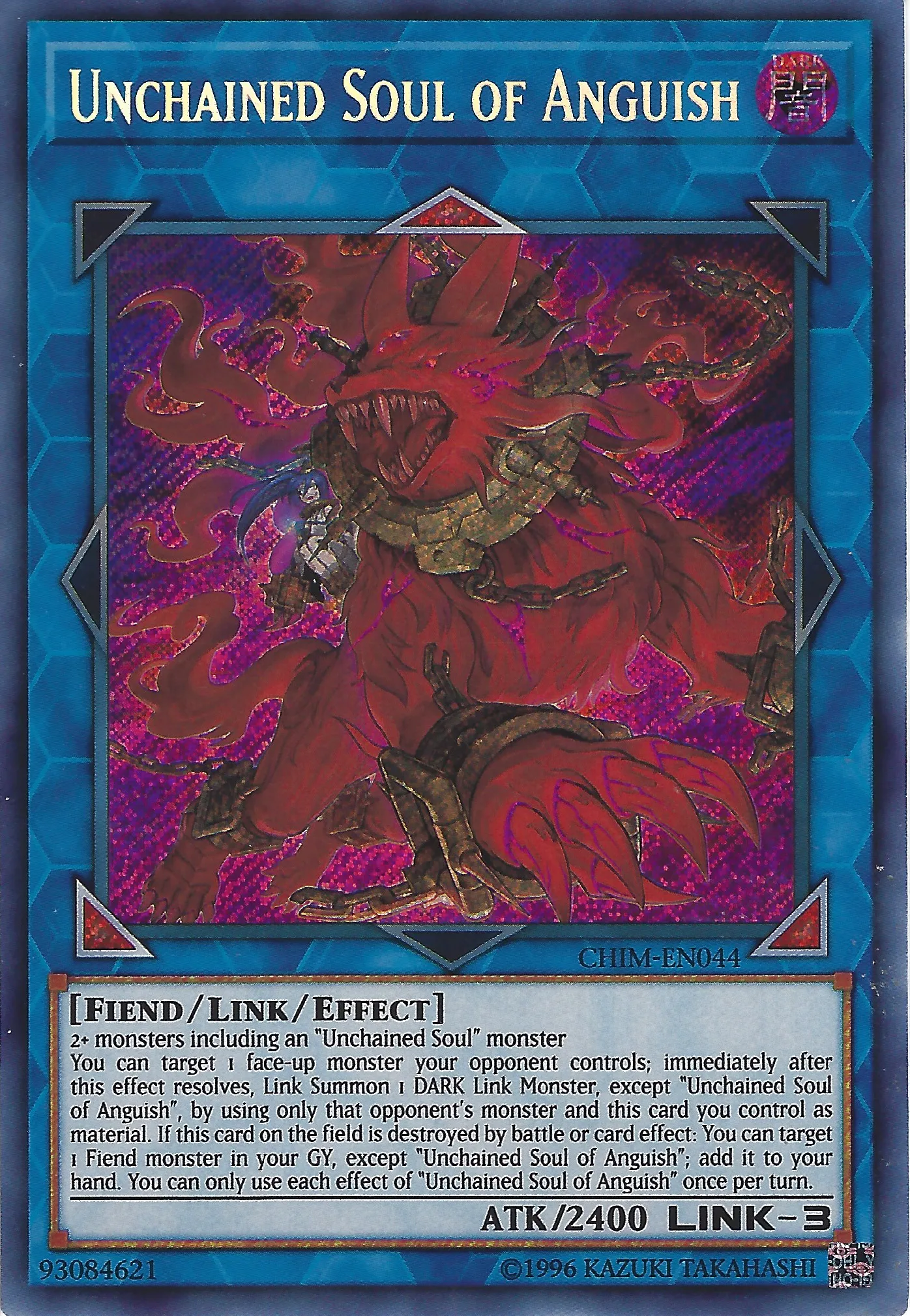 Unchained Soul of Anguish — Chaos Impact - Unlimited — Yu-Gi-Oh!
