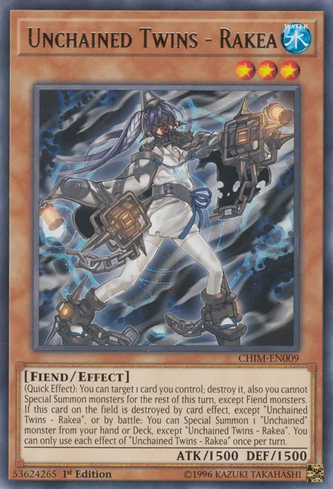 Unchained Twins - Rakea — Chaos Impact — Yu-Gi-Oh!