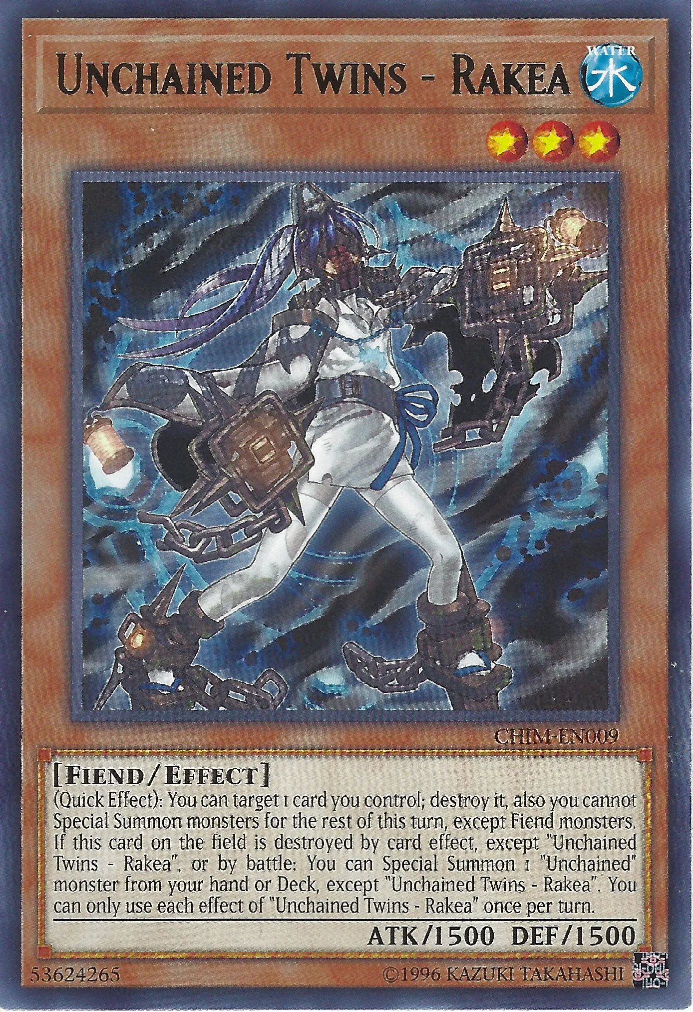 Unchained Twins - Rakea — Chaos Impact - Unlimited — Yu-Gi-Oh!