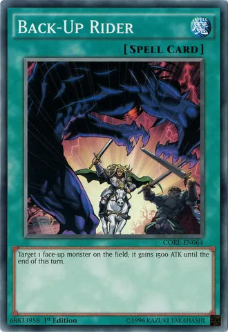Back-Up Rider — Clash of Rebellions — Yu-Gi-Oh!