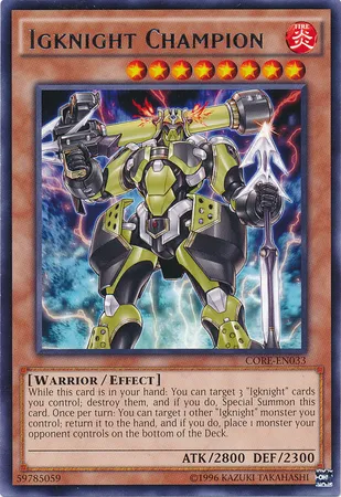 Igknight Champion — Clash of Rebellions - Unlimited — Yu-Gi-Oh!