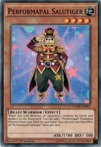 Performapal Salutiger — Clash of Rebellions — Yu-Gi-Oh!