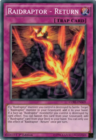 Raidraptor - Retour — Clash of Rebellions — Yu-Gi-Oh!