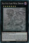 Product image for Red-Eyes Flare Metal Dragon