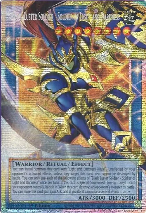 Black Luster Soldier - Soldier of Light and Darkness — Chaos Origins — Yu-Gi-Oh!