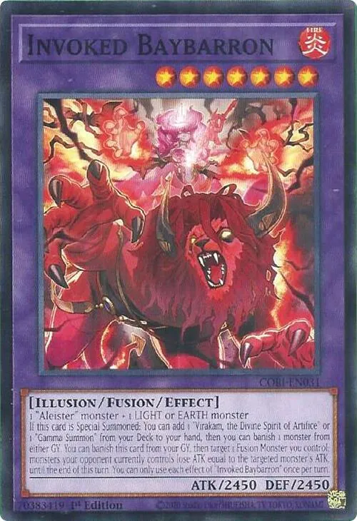 Invoked Baybarron — Chaos Origins — Yu-Gi-Oh!