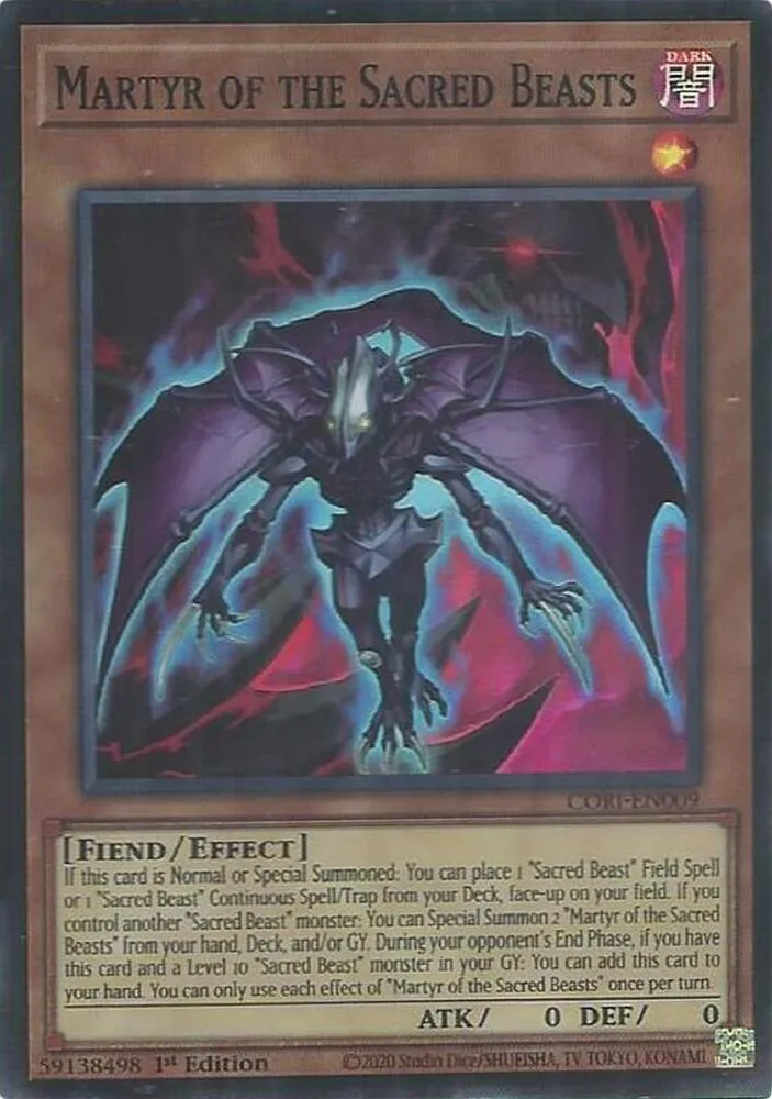 Martyr des Bêtes Sacrées — Chaos Origins — Yu-Gi-Oh!