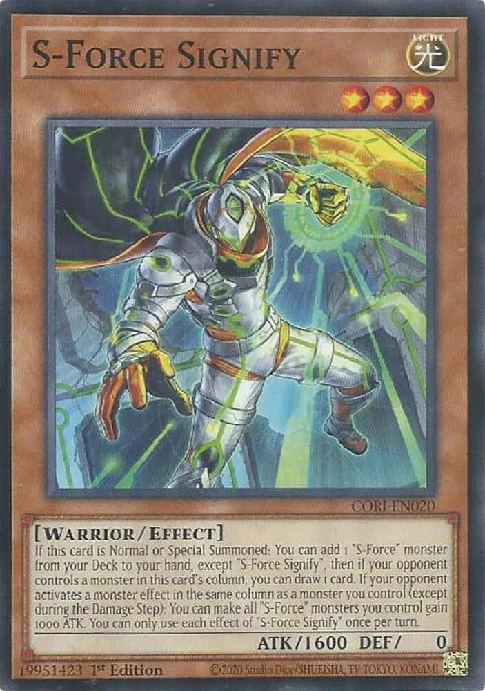 S-Force Signify — Chaos Origins — Yu-Gi-Oh!