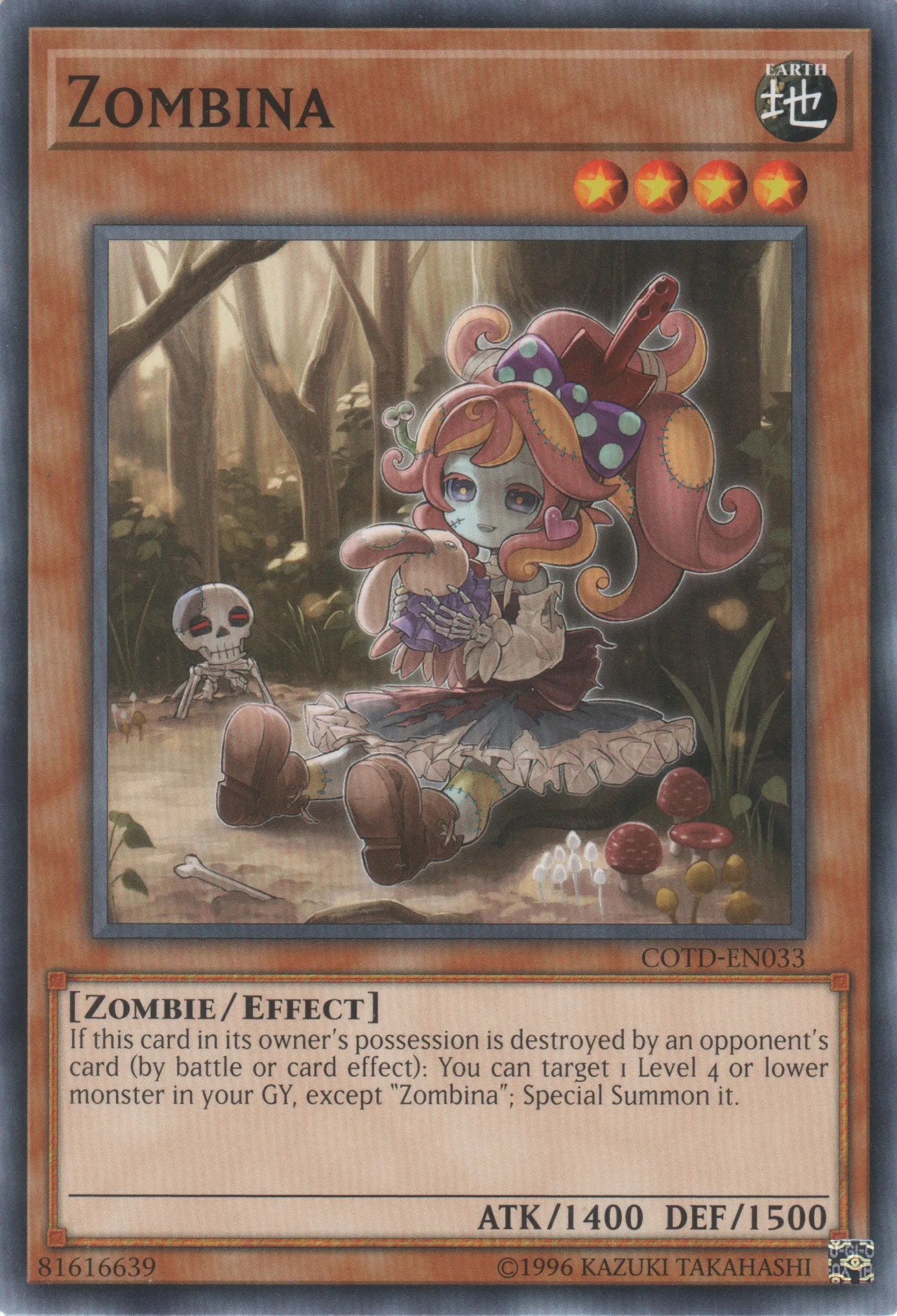 Zombina — Code of the Duelist - Unlimited — Yu-Gi-Oh!