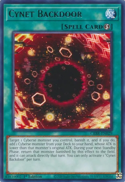 Cynet Backdoor — Crossover Breakers — Yu-Gi-Oh!