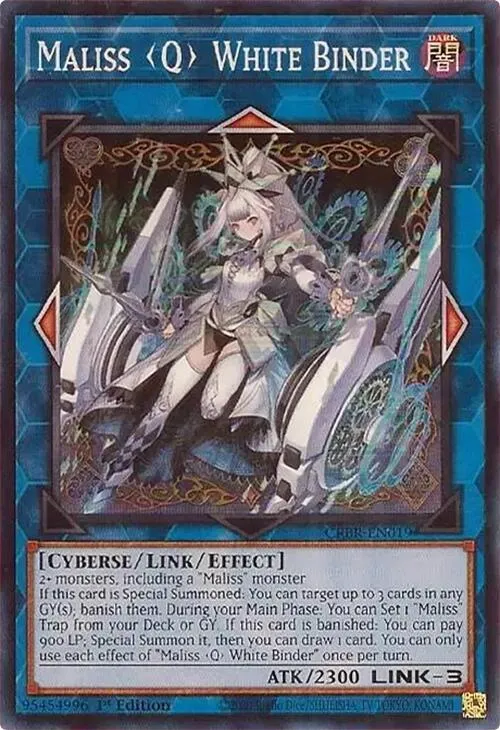 Maliss <Q> White Binder — Crossover Breakers — Yu-Gi-Oh!