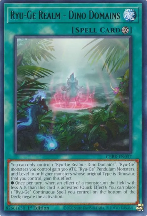 Ryu-Ge Realm - Dino Domains — Crossover Breakers — Yu-Gi-Oh!