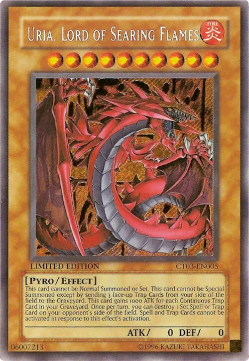 Uria, Lord of Searing Flames — Collector's Tins 2006 — Yu-Gi-Oh!