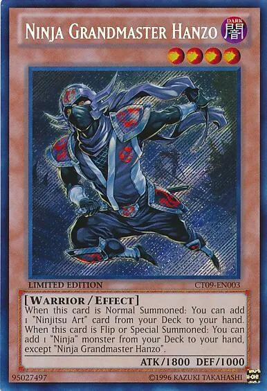 Ninja Grandmaster Hanzo — Collector's Tins 2012 — Yu-Gi-Oh!