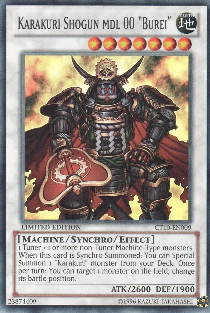 Karakuri 00 "Burei" le Shogun — Collector's Tins 2013 — Yu-Gi-Oh!