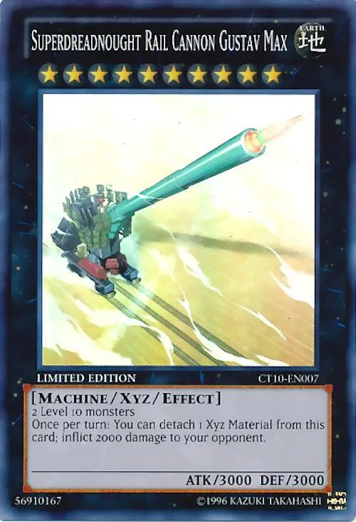 Super Cuirassé Canon Ferroviaire — Collector's Tins 2013 — Yu-Gi-Oh!