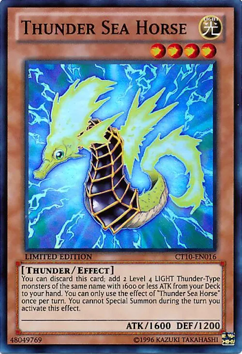 Thunder Sea Horse — Collector's Tins 2013 — Yu-Gi-Oh!