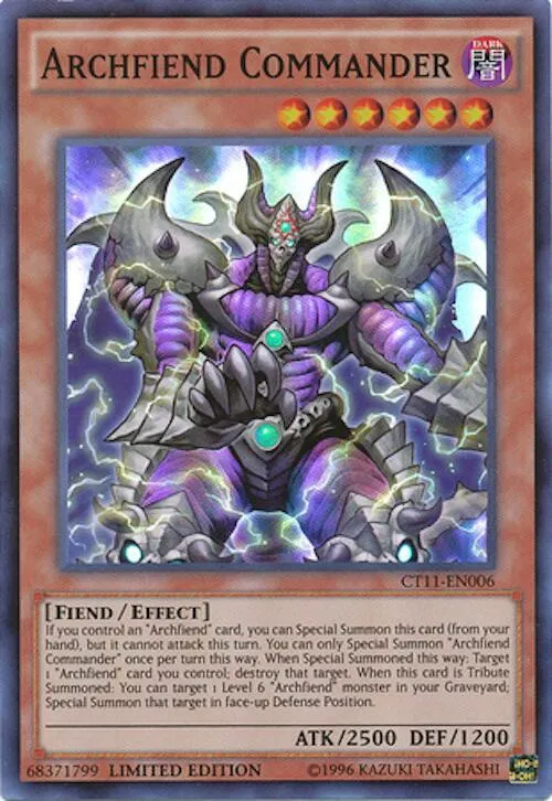 Archfiend Commander from 2014 Mega-Tins - Yu-Gi-Oh!