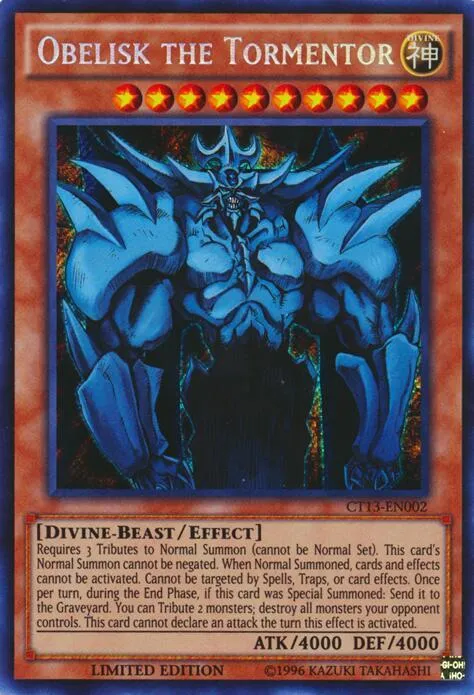 Obelisk the Tormentor — 2016 Mega-Tins — Yu-Gi-Oh!
