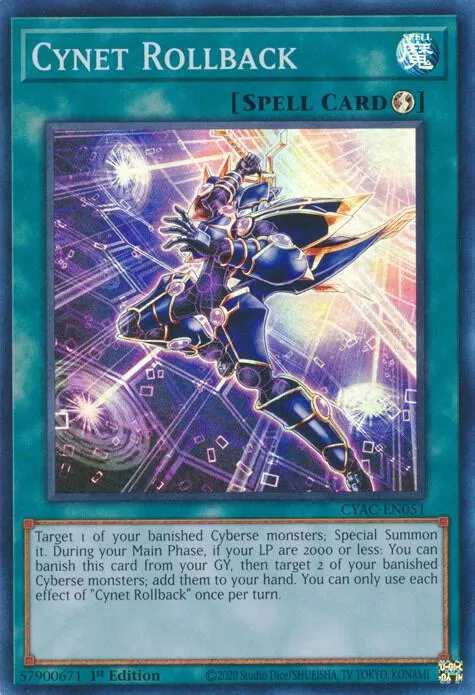 Cynet Rollback — Cyberstorm Access — Yu-Gi-Oh!