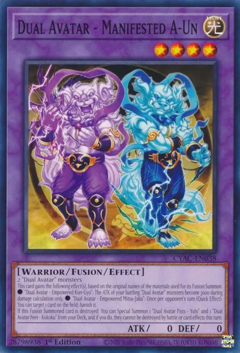 Dual Avatar - Manifested A-Un — Cyberstorm Access — Yu-Gi-Oh!