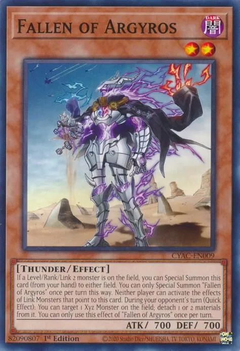 Fallen of Argyros — Cyberstorm Access — Yu-Gi-Oh!