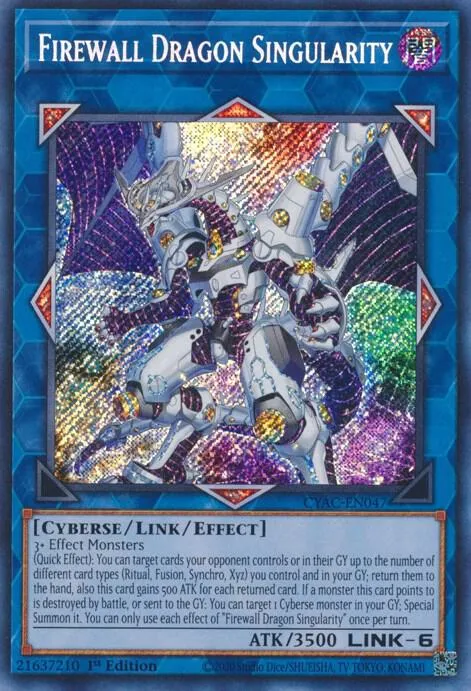 Firewall Dragon Singularity — Cyberstorm Access — Yu-Gi-Oh!