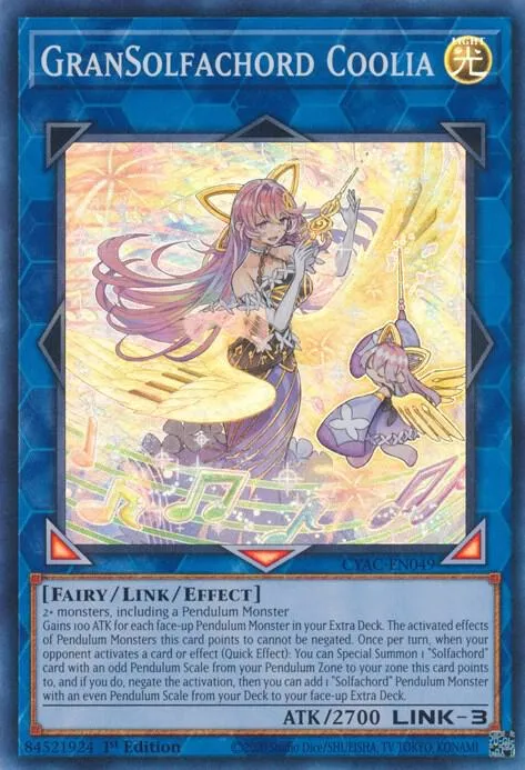 GranSolfachord Coolia — Cyberstorm Access — Yu-Gi-Oh!