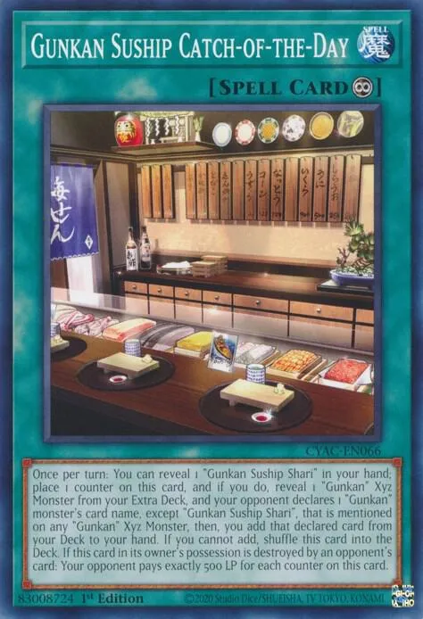 Gunkan Suship Catch-of-the-Day — Cyberstorm Access — Yu-Gi-Oh!