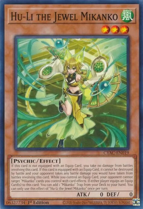 Hu-Li the Jewel Mikanko — Cyberstorm Access — Yu-Gi-Oh!