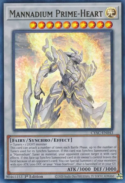 Mannadium Prime-Heart — Cyberstorm Access — Yu-Gi-Oh!
