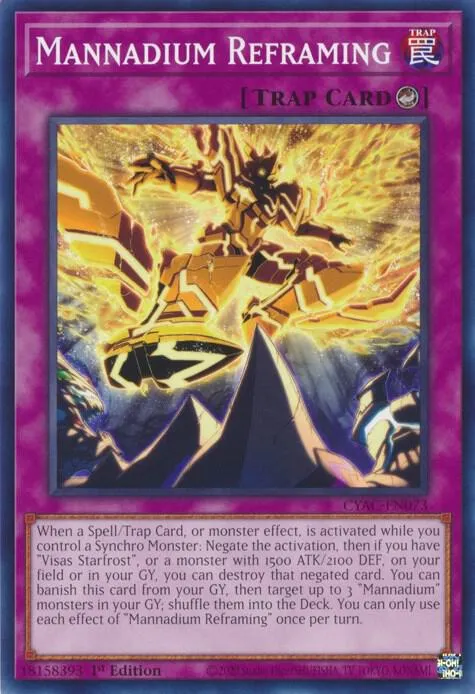 Mannadium Reframing — Cyberstorm Access — Yu-Gi-Oh!