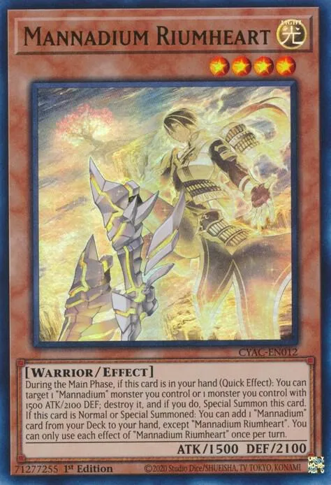 Mannadium Riumheart — Cyberstorm Access — Yu-Gi-Oh!