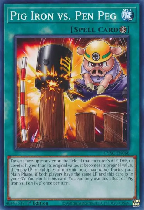 Pig Iron vs. Pen Peg — Cyberstorm Access — Yu-Gi-Oh!