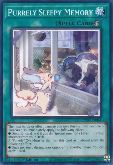 Souvenirs Endormis Purrely — Cyberstorm Access — Yu-Gi-Oh!