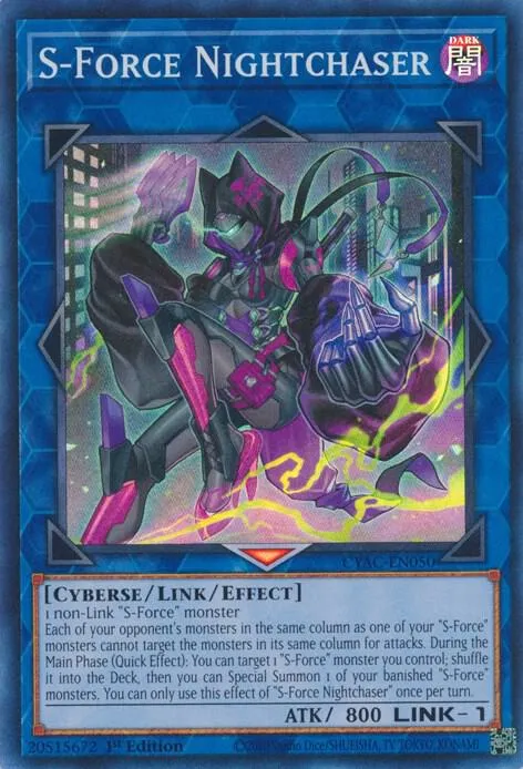 S-Force Nightchaser — Cyberstorm Access — Yu-Gi-Oh!